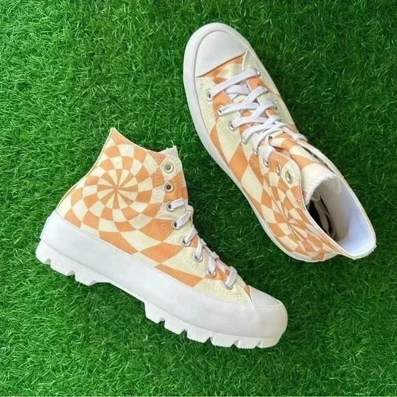 Converse Chuck Taylor All Star Lugged Hi Orange Candy - Picture 3 of 8